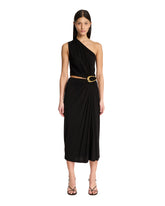 Black Asymmetric Dress - Bottega Veneta women | PLP | Antonia