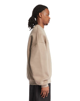 Beige Cotton Sweatshirt | PDP | Antonia