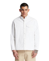 Moncler Genius x FRGMT White Padded Overshirt | PDP | Antonia