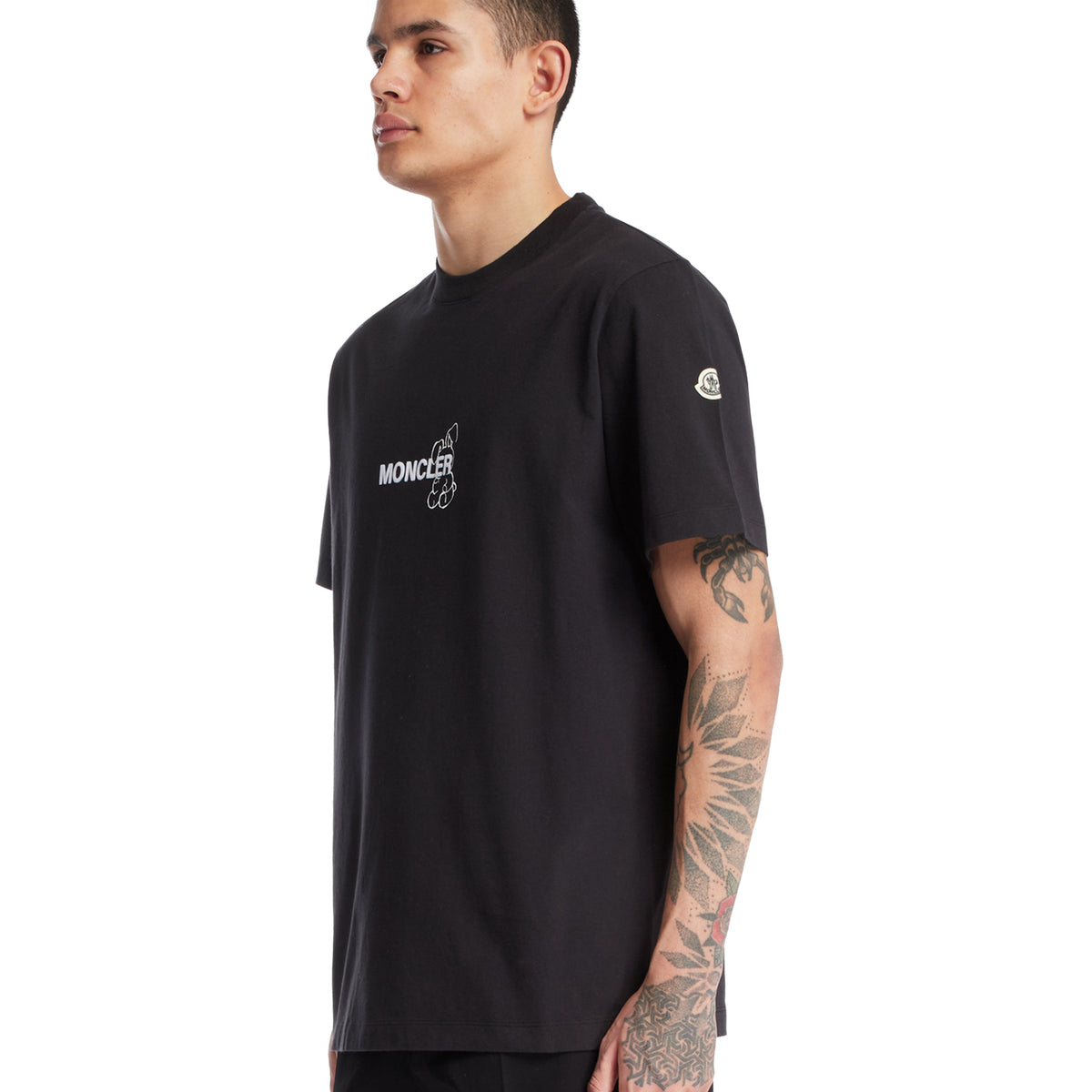 Moncler Genius x FRGMT T-Shirt Nera MONCLER GENIUS FRAGMENT