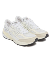 White 990v6 Sneakers Made in USA | PDP | Antonia
