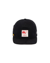 Black Workwear Golfer Cap | PDP | Antonia