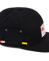 Black Workwear Golfer Cap | PDP | Antonia