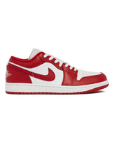 Red and White Jordan 1 Low OG Sneakers | PDP | Antonia