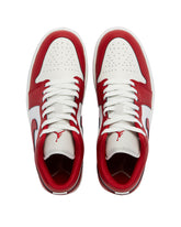 Red and White Jordan 1 Low OG Sneakers | PDP | Antonia