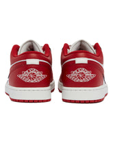 Red and White Jordan 1 Low OG Sneakers | PDP | Antonia