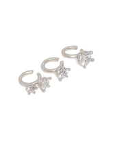 Silver-Plated Cuffs with Stones | PDP | Antonia