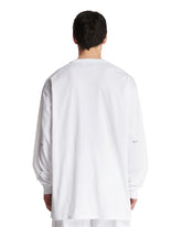 White Long-Sleeve Logo T-Shirt | PDP | Antonia