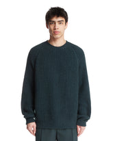 Green Ribbed Sweater | PDP | Antonia