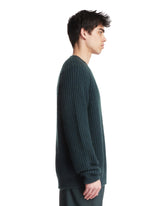 Green Ribbed Sweater | PDP | Antonia