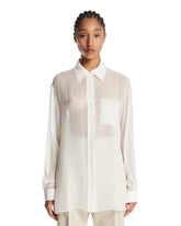 White Nesson Cupro Shirt | PDP | Antonia