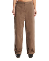 Pantaloni in Cotone Sharka Beige | PDP | Antonia