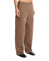 Pantaloni in Cotone Sharka Beige | PDP | Antonia