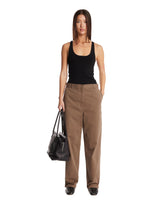 Pantaloni in Cotone Sharka Beige | PDP | Antonia