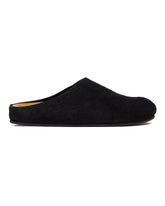 Black Suede Hugo Mules | PDP | Antonia
