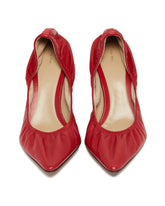 Red Liisa Leather Decollete | PDP | Antonia