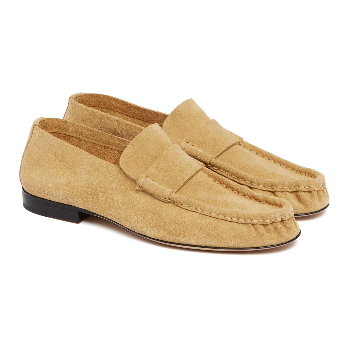 CC Moccasins 15mm Beige Suede