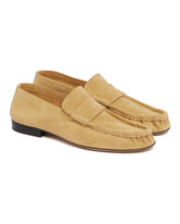 Beige Suede Soft Moccasins | PDP | Antonia