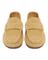 Beige Suede Soft Moccasins | PDP | Antonia