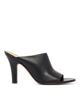 Black Leather Mules | PDP | Antonia