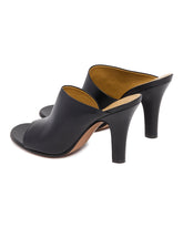 Black Leather Mules | PDP | Antonia