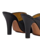 Black Leather Mules | PDP | Antonia