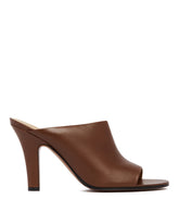 Brown Leather Signum Mules | PDP | Antonia