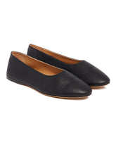 Black Awar Leather Flats | PDP | Antonia