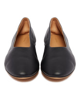 Black Awar Leather Flats | PDP | Antonia
