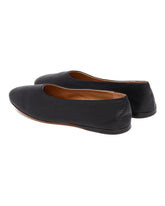 Black Awar Leather Flats | PDP | Antonia
