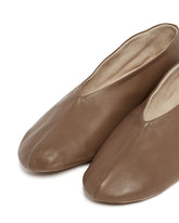 Brown Stella Leather Mules | PDP | Antonia