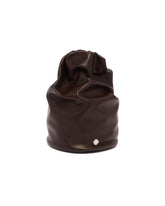 Brown Bucket Pouch | PDP | Antonia