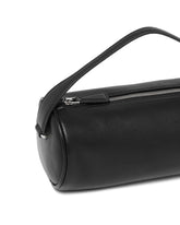 Black Leather Round 90s Bag | PDP | Antonia