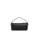 Black Leather Round 90s Bag | PDP | Antonia