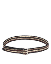 Black Woven Belt - Women's accessories | PLP | Antonia