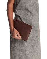 Brown Wristlet Pouch | PDP | Antonia