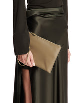 Green Wristlet Pouch | PDP | Antonia