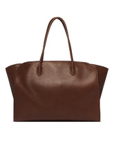 Dark Brown Marlo 17 Leather Bag | PDP | Antonia