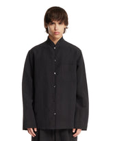 Camicia In Seta E Lino Francis Nera | PDP | Antonia