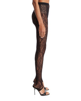 Black Lace Stirrup Leggings | PDP | Antonia