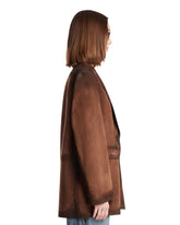 Brown Suede Blazer | PDP | Antonia