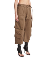 Green Cargo Trousers | PDP | Antonia