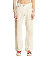 Jeans Con Dettagli Dipinti Bianchi | PDP | Antonia