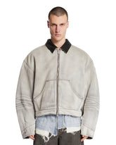 Black Faded Denim Jacket - Women's clothing | PLP | Antonia