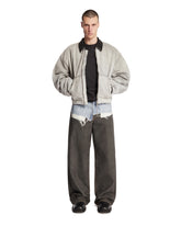 Black Faded Denim Jacket - Women's clothing | PLP | Antonia