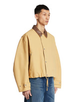 Beige Cotton Blouson Jacket | PDP | Antonia