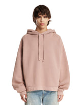 Felpa Oversize Con Logo Rosa | PDP | Antonia