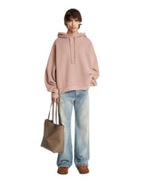 Felpa Oversize Con Logo Rosa | PDP | Antonia