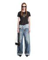 Blue Trompe L'Oeil Jeans | PDP | Antonia