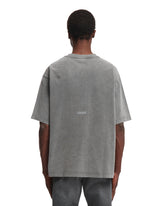 Gray Cotton Logo T-Shirt | PDP | Antonia